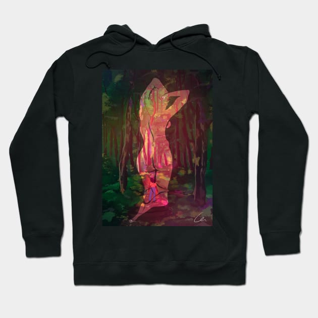 Pink Nature Hoodie by Tasiadesigns